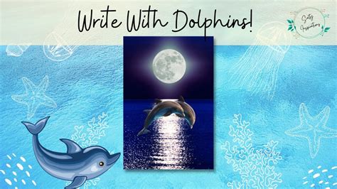 Dolphin Notebook A Coloring Book And Journal Youtube