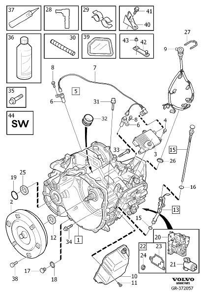 Volvo S Automatic Transmission Control Module Control Unit Control