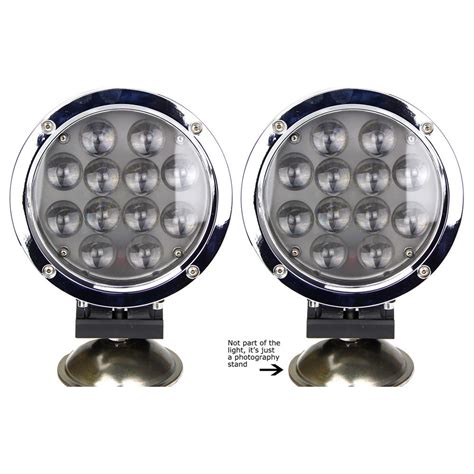 Pair Of 5100 Lumens 60 Watts 7 CREE LED Driving Lights Spot Beam