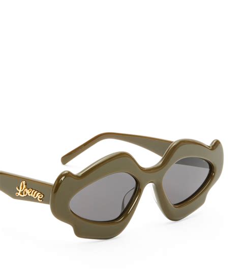 Loewe Green X Paula S Ibiza Flame Sunglasses Harrods Uk