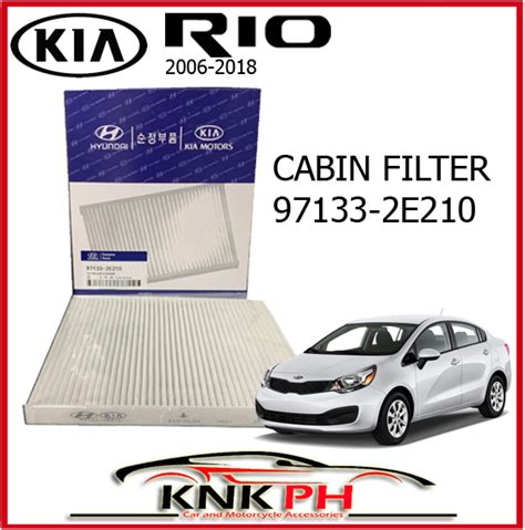 Kia Rio Aircon Cabin Filter Element E Lazada Ph