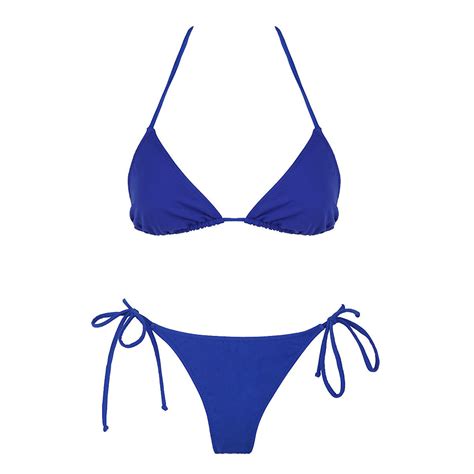Mavi Üçgen İnce İpli Bikini Takımı Fiyatları ve Modelleri Pazarama