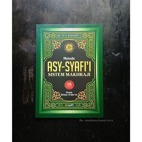 Jual Buku Metode Asy Syafii Sistem Makhraji Panduan Belajar Alqur An