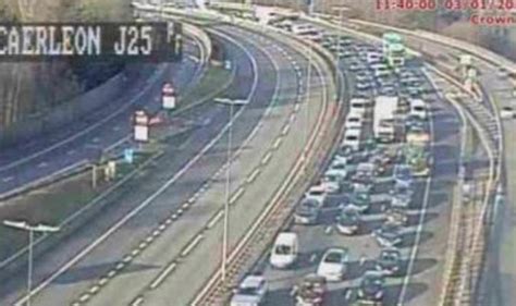 M4 Traffic Latest M4 Closed After Serious Crash Witness Praying They