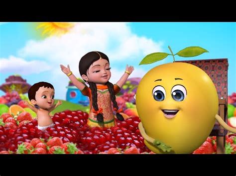 తీపి పండ్ల పాట - Fruits Song with Chinnu and Chitti | Telugu Rhymes for Children | Infobells ...