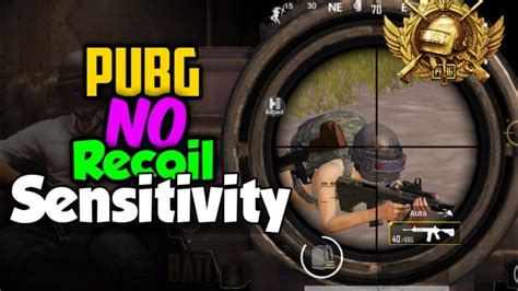 PUBG MOBILE No Recoil Sensitivity New Sensitivity YouTube