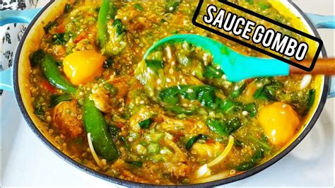 Sauce Gombo Okra Soup R Ussir Sa Sauce Gombo Youtube