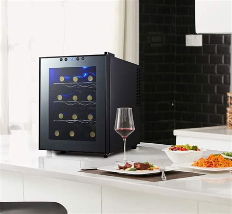 Kalamera Kr 12ajpe 12 Bottles Freestanding Touchscreen Wine Cooler Furniture And Home Living