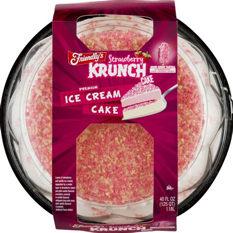 Friendly S Ice Cream Cake Strawberry Krunch Friendly S