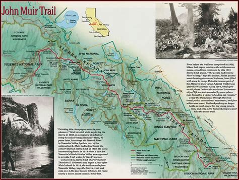 Printable Map Of John Muir Trail - map : Resume Examples #MeVRq0qYDo