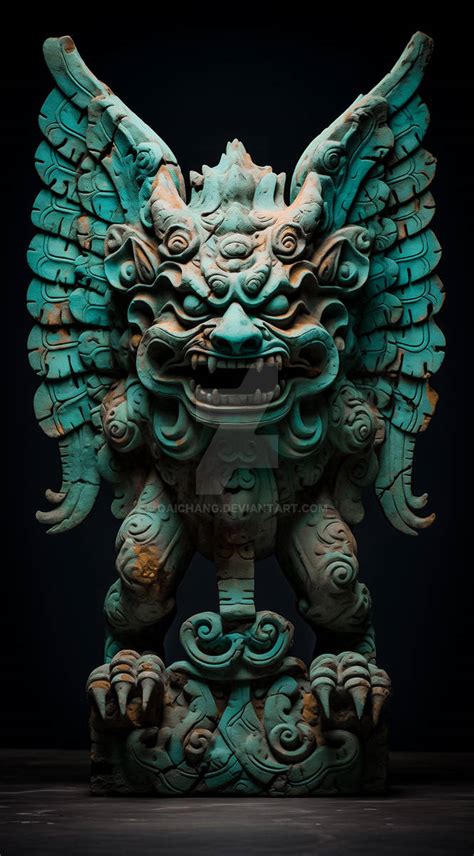 Pazuzu Statue #3 by Qaichang on DeviantArt