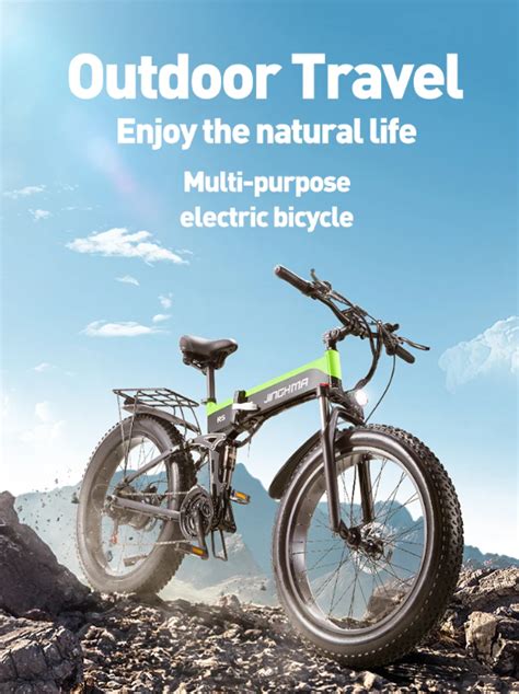 Jinghma R W Electric Bicycle Inch Fat Mountain Tires Xiaomitoday