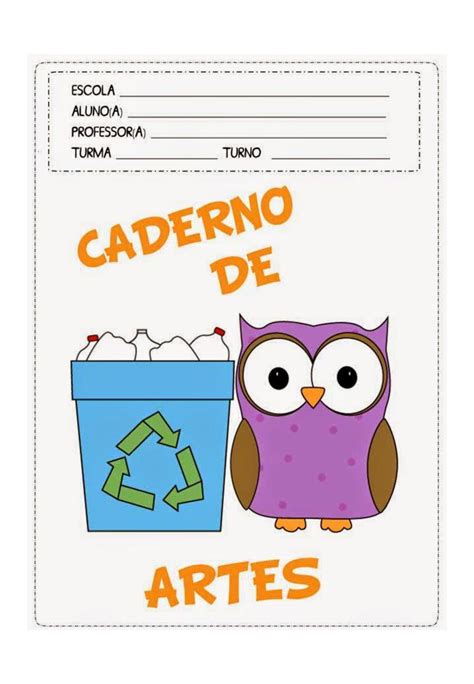Capas De Caderno Educação Infantil Para Imprimir - 7