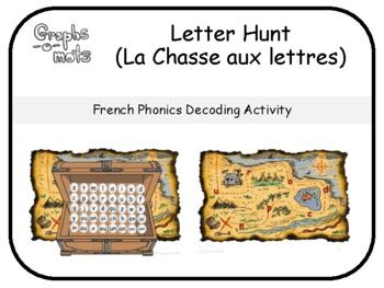 Graphs O Mots Activity Letter Hunt La Chasse Aux Lettres TPT