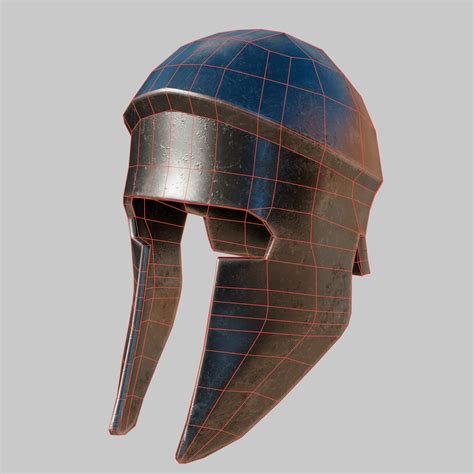 Spartan Helmet 3d Model By Simple3d