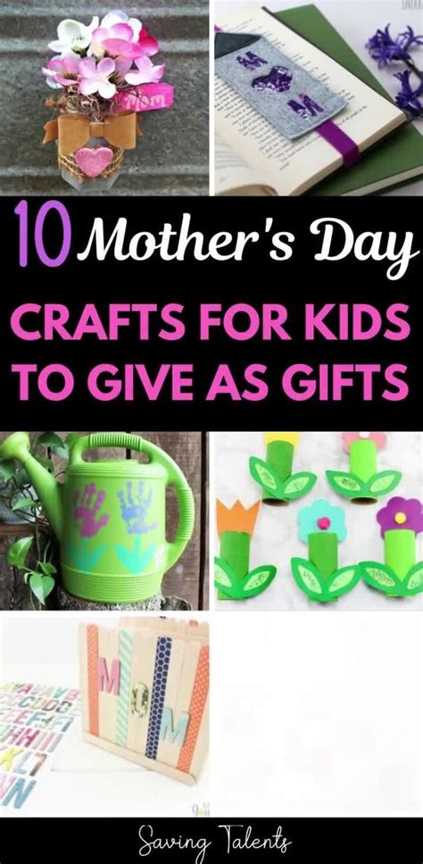 10 mother s day crafts kids can make as gifts – Artofit