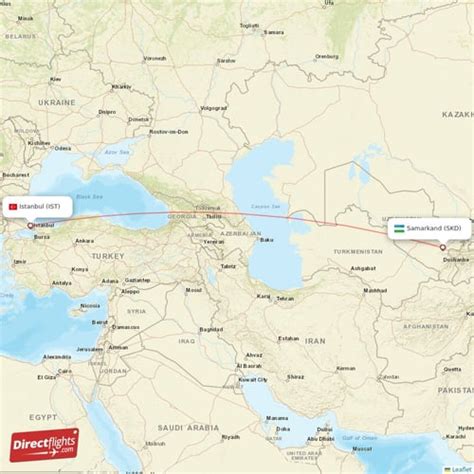 Direct Flights From Istanbul To Samarkand IST To SKD Non Stop