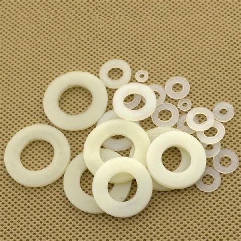 Pcs Lot M M Nylon Washer Insulated Flat Pad Plastic Spacers