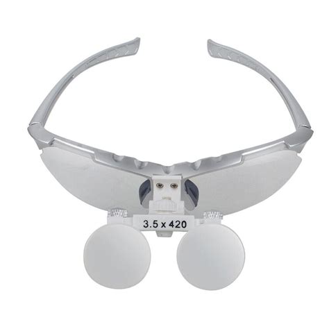 Dental Surgical Medical Binocular Loupes 3 5X 420mm Optical Glass