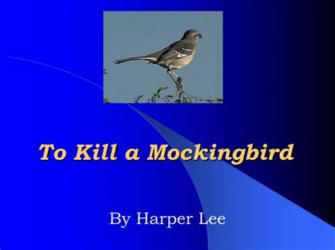 Ppt To Kill A Mockingbird Powerpoint Presentation Free Download Id