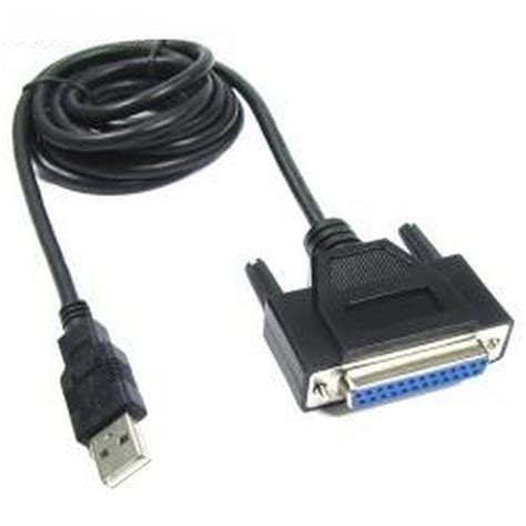 Adaptador USB A Puerto Paralelo DB25