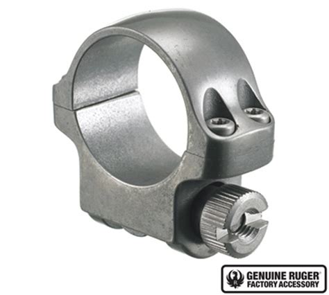 Ruger Scope Ring With Target Grey Stainless Finish Western Gun Parts