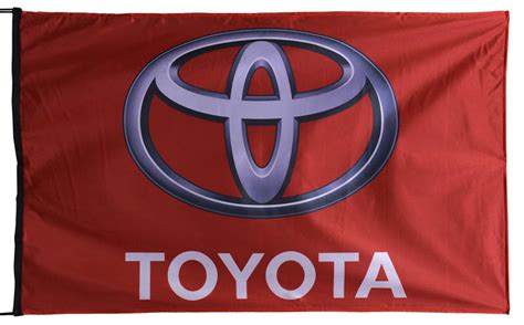 Toyota Landscape Red Flag Banner 5 X 3 Ft 150 X 90 Cm Flags Delivery