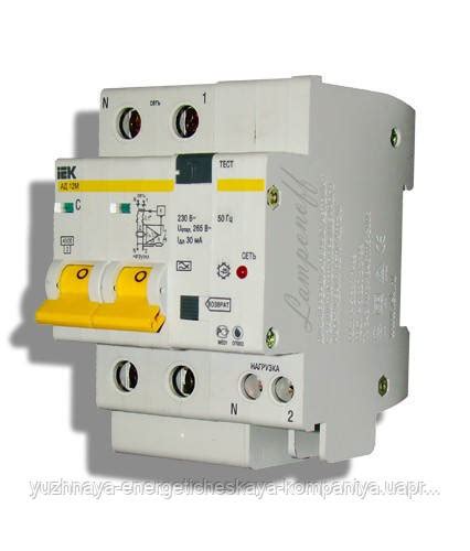 Диф.автомат АД12М 2Р С63 30мА ИЭК (ID#80403638), купить на Prom.ua