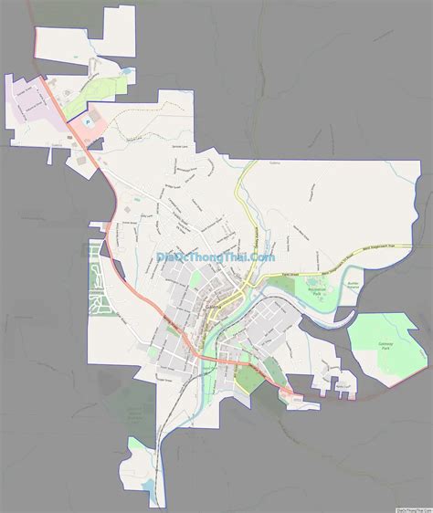 Map of Galena city, Illinois - Thong Thai Real