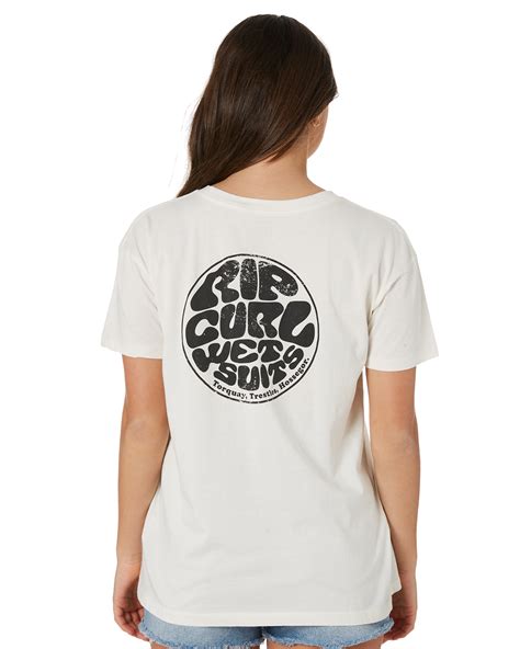 Rip Curl Wettie Icon Tee Bone Surfstitch