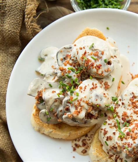 Creamy Mushrooms On Toast Dont Go Bacon My Heart