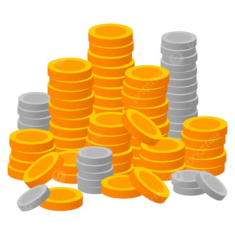 Silver Coin Clip Art