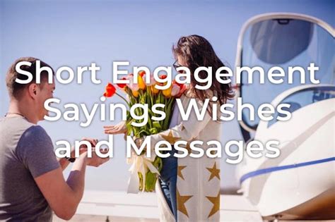 Short Engagement Sayings Wishes Styiens