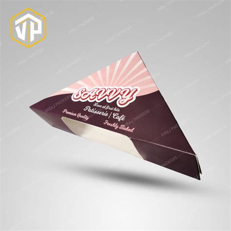 Triangle Sandwich Packaging Box With Custom Print At Best Price In