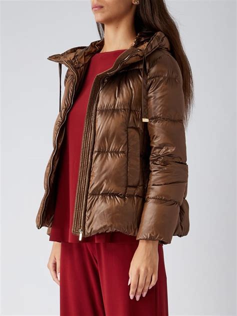 Max Mara The Cube Spacepi Camelux Women S Jacket Quilted Rust