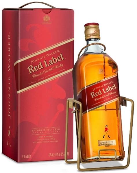 Whisky Johnnie Walker Red Label 3 Litros Na Casa Da Bebida