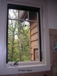 Retractable Window Screens ~ Casement Window