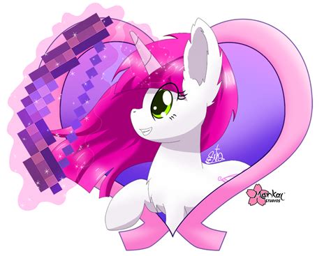 1099537 Safe Artist Clouddg Lovestruck Pony Unicorn G4 Bow