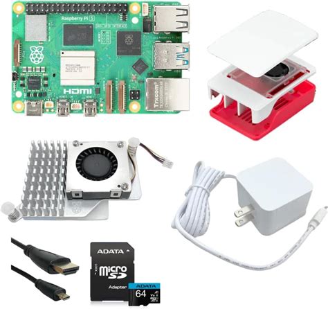 330ohms Raspberry Pi 5 8GB Fuente Oficial Carcasa Ventilador Disipador