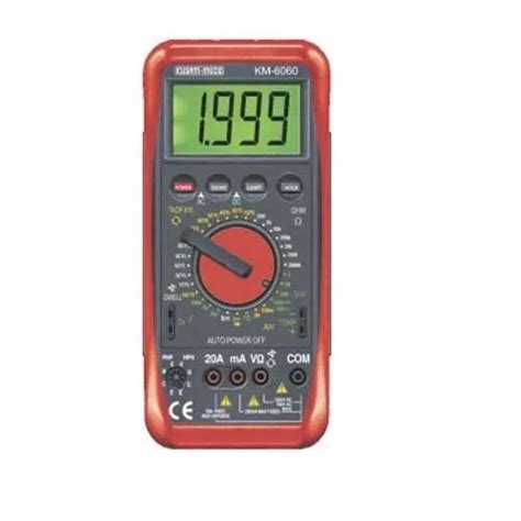 Kusam Meco Digital Multimeter With Terminal Blocking Protection Model