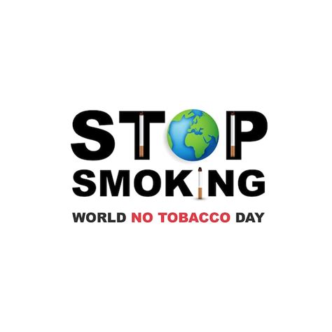 Premium Vector World No Tobacco Day A Concept For Stop Smoking Heart