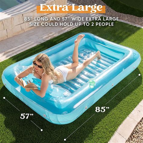 Sloosh Xl Inflatable Tanning Pool Lounge Float Inx Inextra Large