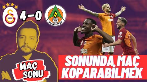 MAÇ KOPARABİLMEK Galatasaray Alanyaspor Maç Sonu Zaha parlıyor