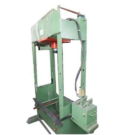 Mild Steel Manual H Frame Hydraulic Press Machine Capacity Ton Day