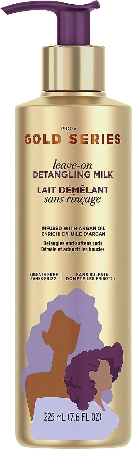 Pantene Gold Series Sulfate Free Leave On Detangling Milk Treatment