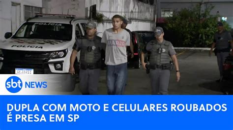 Polícia Militar prende dupla de assaltante em São Paulo SBTNewsnaTV