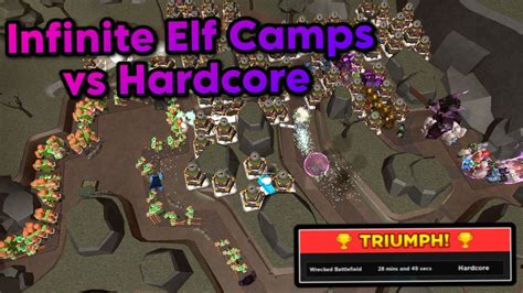 Infinite Elf Camps Vs Hardcore Mode Tower Defense Simulator Youtube