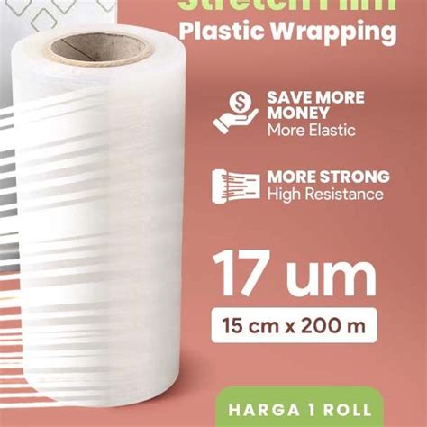 Jual Plastik Wrapping Stretch Film Delkowrap Cm Shopee Indonesia