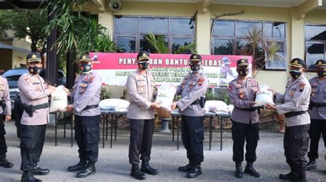 Polres Brebes Serahkan Bantuan Ton Beras Dari Mabes Polri Untuk