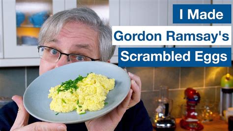 🔵 I Made Gordon Ramsays Scrambled Eggs Youtube